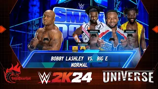 WWE 2K24 Universe #smackdown - Big E VS Bobby Lashley