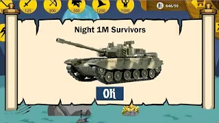 NIGHT 1M SURVIVORS UNLOCK TANKS GOD MOD X9999 - HACK STICK WAR LEGACY