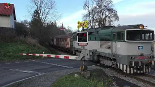 Železniční přejezd Rozsochatec #1 [P5264] - 25.11.2022 / Czech railroad crossing