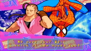 Marvel Super Heroes VS Street Fighter - Dan/Spider-Man - Expert Difficulty Playthrough