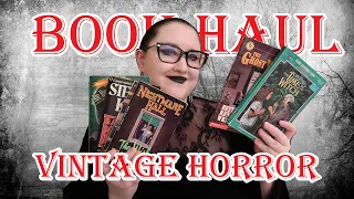 JANUARY BOOK HAUL | VINTAGE HORROR