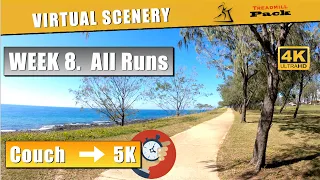 Couch To 5K Week 8 - All runs | Start Running | Virtual Scenery with Timer