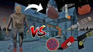 Grandpa vs All Weapons in Granny Game series | Weapon Battle #2