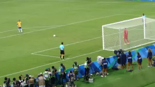 Gol de Neymar nos penaltis contra a Alemanha na Olimpiadas Rio 2016