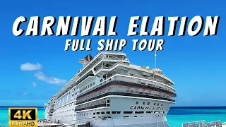 Carnival Elation Full Ship Tour Deck to Deck - Ultimate Cruise Ship Tour 🚢