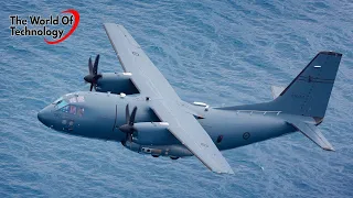 Italian Air Force Displays Alenia C-27J Spartan Flying Stunts