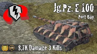 Jagdpanzer E 100  |  8,7K Damage 3 Kills  |  WoT Blitz Replays