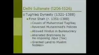 Asian Civilization-PartS10-Muslim Rule in India (700 - 1526 AD)