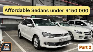 Affordable Sedans Under R150 000 at Webuycars (Part 2) !!