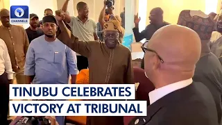 2023 Election: President Tinubu Celebrates Victory At Tribunal