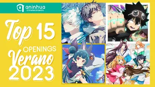 Top 15 Anime & Donghua Openings Verano 2023 - Summer 2023 (v1)