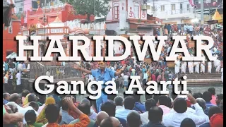 Haridwar Ganga Aarti at  Har Ki Pauri Ghat. Incredible India