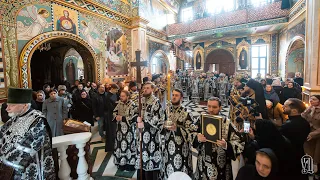 Предстоятель звершив Літургію Передосвячених Дарів у Києво-Печерській Лаврі