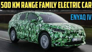 500 KM Range Family Electric Car - Skoda Enyaq iV Full Specs