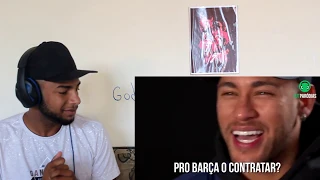 REACT FUTPARODIAS -  NEYMAR VAI PRO BARCELONA? | Paródia Bye Bye - MC Don Juan e MC Davi