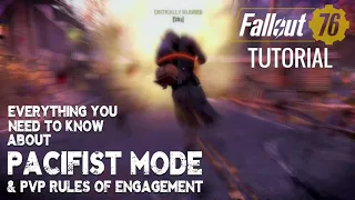 Everything You Need to Know About Pacifist Mode and PvP Rules of Engagement in Fallout 76