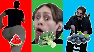 EPIC FAMILY ONE COLOR FOOD CHALLENGE - Jerma Hades Highlights