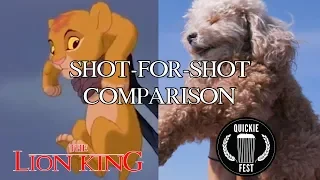 The Lion King (1994) vs. Quickie Fest VII Intro (2019) - Shot for Shot Comparison