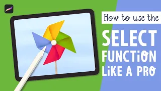 #howto Use the Select Function in #procreate LIKE A PRO - Fully narrated #tutorial