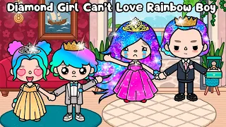 Diamond Girl Can’t Love Rainbow Boy 💖Part1️⃣ Love story | Toca Boca | Toca Life Story | Rainbow Toca