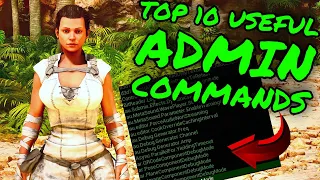 TOP 10 MOST USEFUL Admin Commands For Ark Survival Ascended!!!