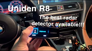 Uniden R8 is the best radar detector on the market