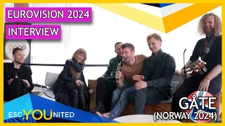 Eurovision 2024 | ESCUnited Interview with Gåte (Norway)