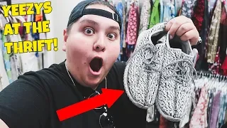 TRIP TO THE THRIFT #35- I FOUND YEEZYS AT THRIFT ( NOT CLICKBAIT )