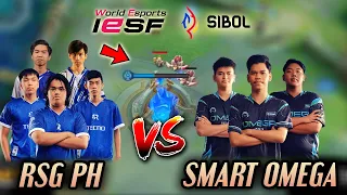 WHAT!?😱 SMART OMEGA BEATS RSG PH IN IESF QUALIFIERS...