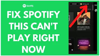 How To Fix "Spotify Can't Play This Right Now" Error | Easy Steps 2022