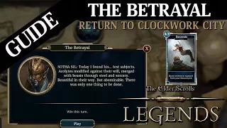 Puzzle Guide: The Betrayal Return Of Clockwork City The Elder Scrolls: Legends Spoilers