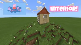 how to build peppa pig’s house in minecraft! (interior)