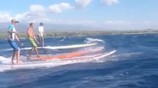 Downwind paddling SIC  Maliko Run Maui