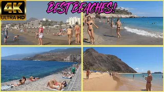 TOP-15 Best Beaches in TENERIFE! 🏖️ MUST SEE | SPAIN [4K] 🌞