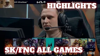 SK vs FNC - All Games (Bo3) Highlights | Day 1 LEC Summer 2023 Group Stage | SK Gaming vs Fnatic