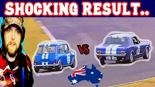 American Reacts to Mini VS Mustang at Sydney Motorsports Park!