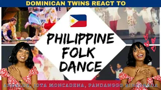 LATINAS DANCE & REACT TO FILIPINO FOLK DANCES | ANDALUZ | PANDANGGO RINCONADA | JOTA MONCADENA