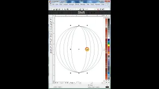 How to make Optical Globe #Illusion in Coral Draw | #shorts |  | #logo | #shots | 3D Illusion Art