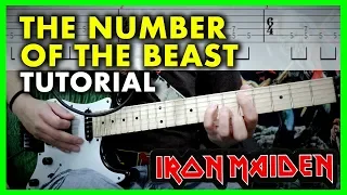 [Tutorial] THE NUMBER OF THE BEAST - IRON MAIDEN | Lezioni di Chitarra Metal con TAB