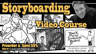 NEW Class Sneak Peek! Storyboarding with Woody Woodman #drawing #tutorial