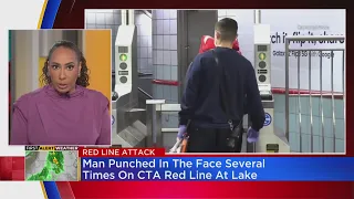 Man attacked by multiple people on CTA Red Line in The Loop