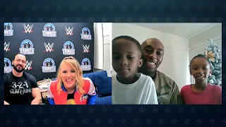 WWE Superstars surprise troops with virtual meet-and-greets