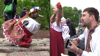 Ukrainians in Boston celebrate Vyshyvanka Day with traditional outfits | AFP