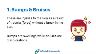 First Aid for Bumps and Bruises