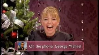 George Michael on the phone to Loose Women 18th December 2009