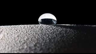 Engineers bounce water off superhydrophobic surfaces