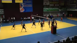 Момент, когда голова дороже золота ))) Голевой момент в волейболе с помощью головы