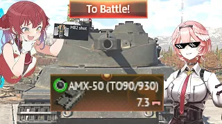 The Battle Pass French AMX-50(TO90/930) Gets APHE! (War Thunder)