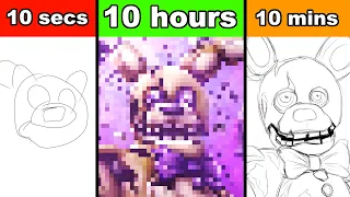 SPRING BONNIE in the 10 seconds, 10 minutes, 10 hours CHALLENGE