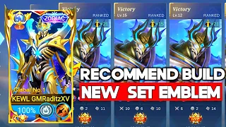 ZHASK BUILD PERFECT NEW SET EMBLEM FOR 2024!!🔥100%BROKEN!(MUST TRY)